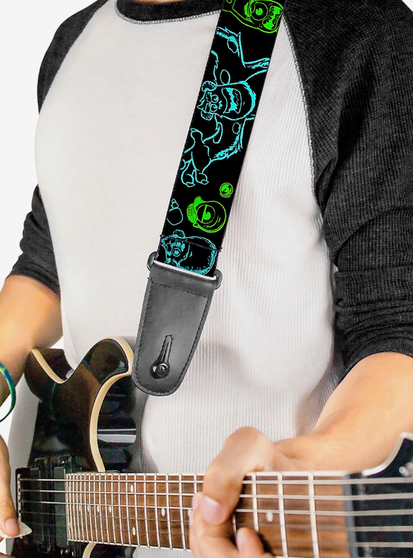 Disney Pixar Monsters Inc. Sully Mike Poses Grrrrr Guitar Strap, , alternate