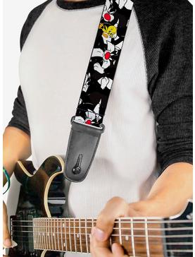 Looney Tunes Sylvester and Tweety Poses Guitar Strap, , hi-res