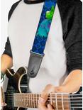 Disney Pixar Monsters University Sulley Mike Poses Checkered Guitar Strap, , alternate