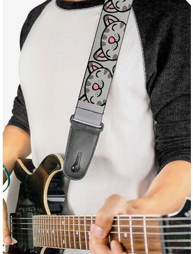 The Big Bang Theory Soft Kitty Face Close Up Guitar Strap, , hi-res