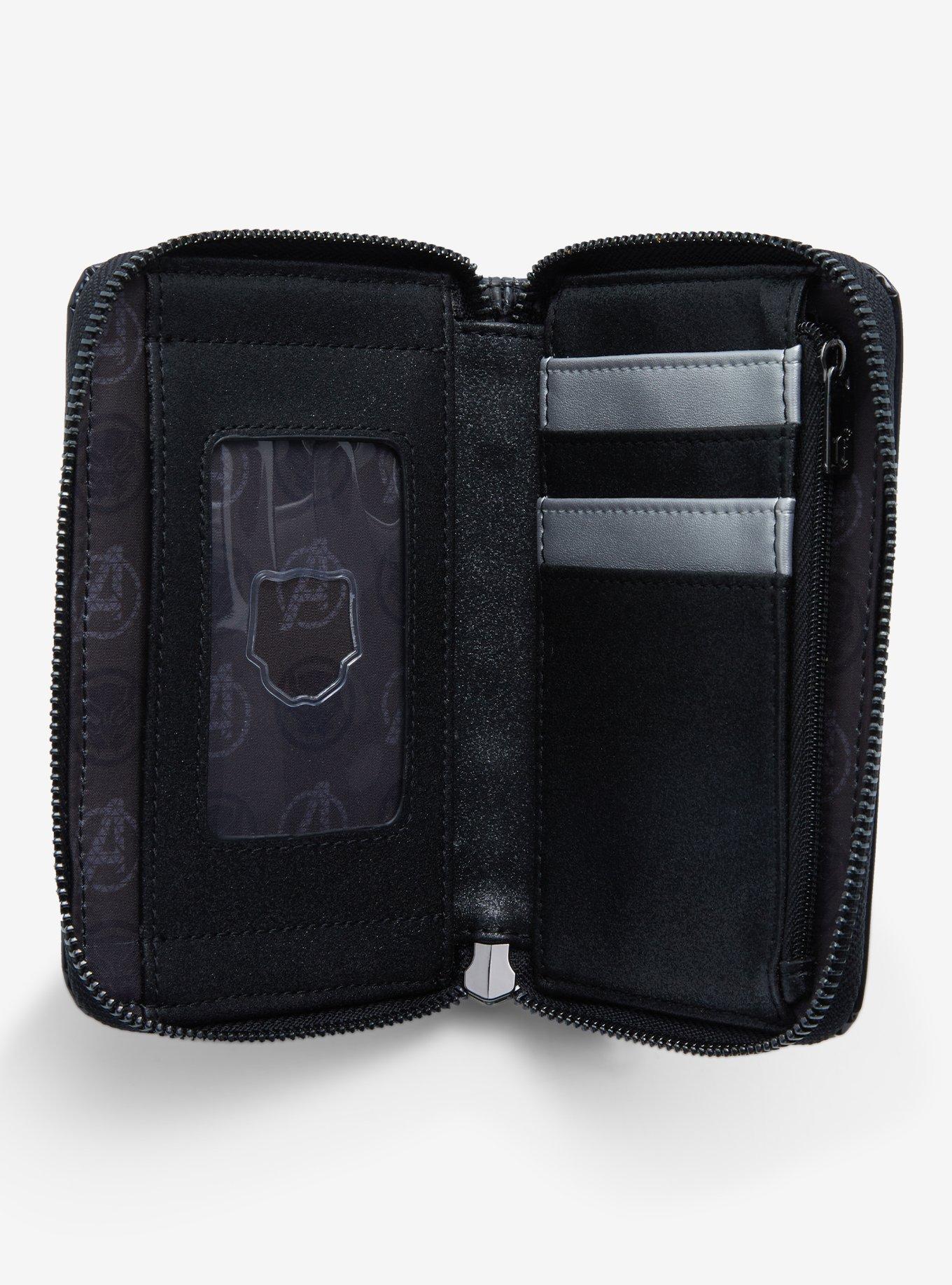 Loungefly Marvel Black Panther Metallic Figural Small Zip Wallet, , alternate