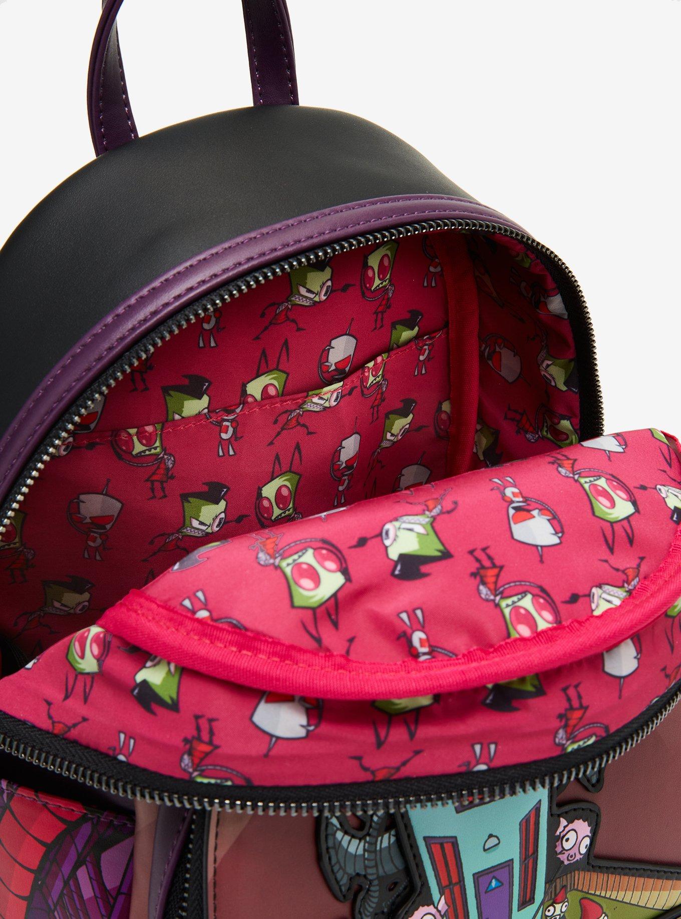 Loungefly Invader Zim Secret Lair Mini Backpack, , alternate