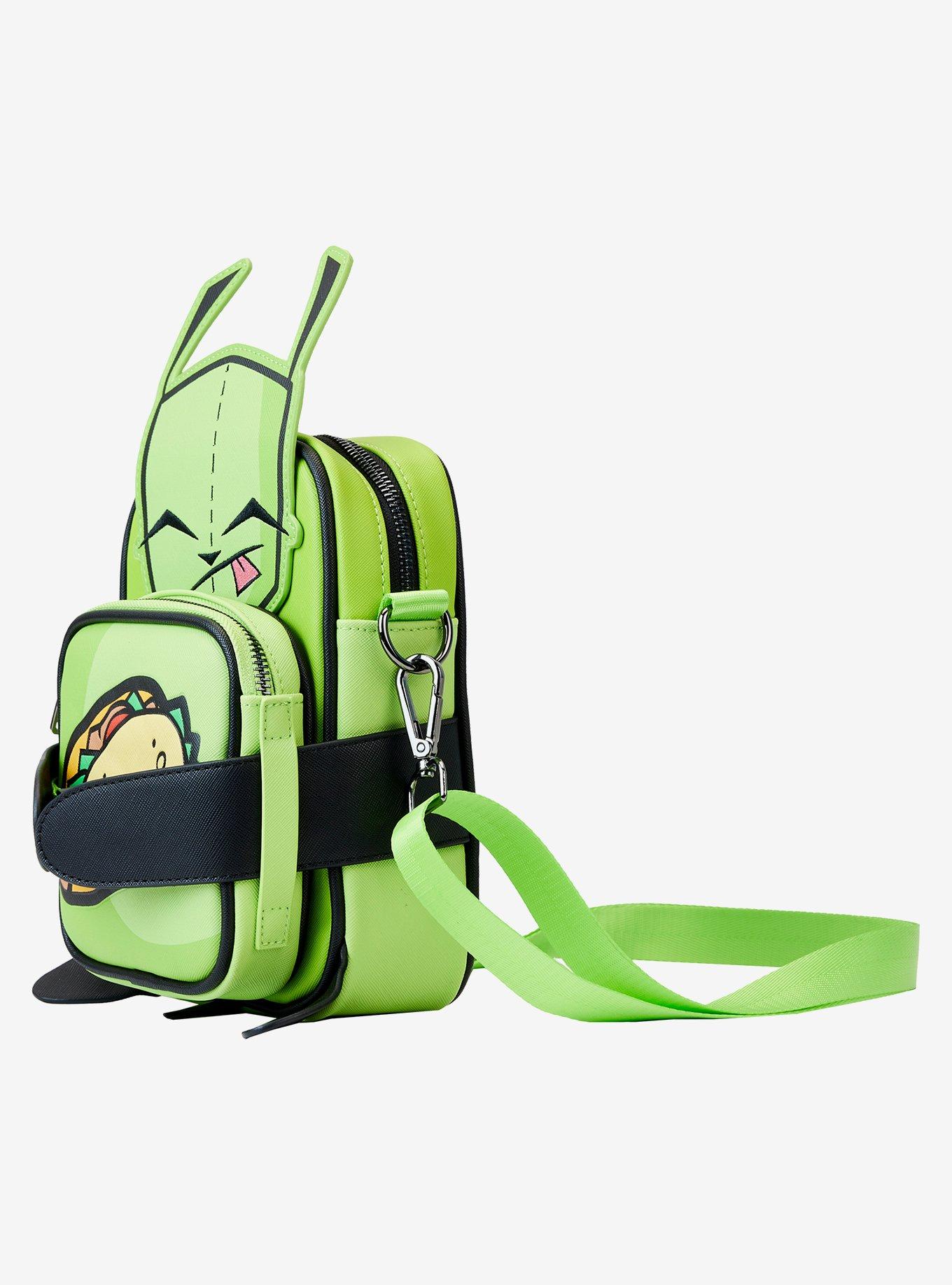 Loungefly Invader Zim GIR Figural Crossbody Bag, , alternate