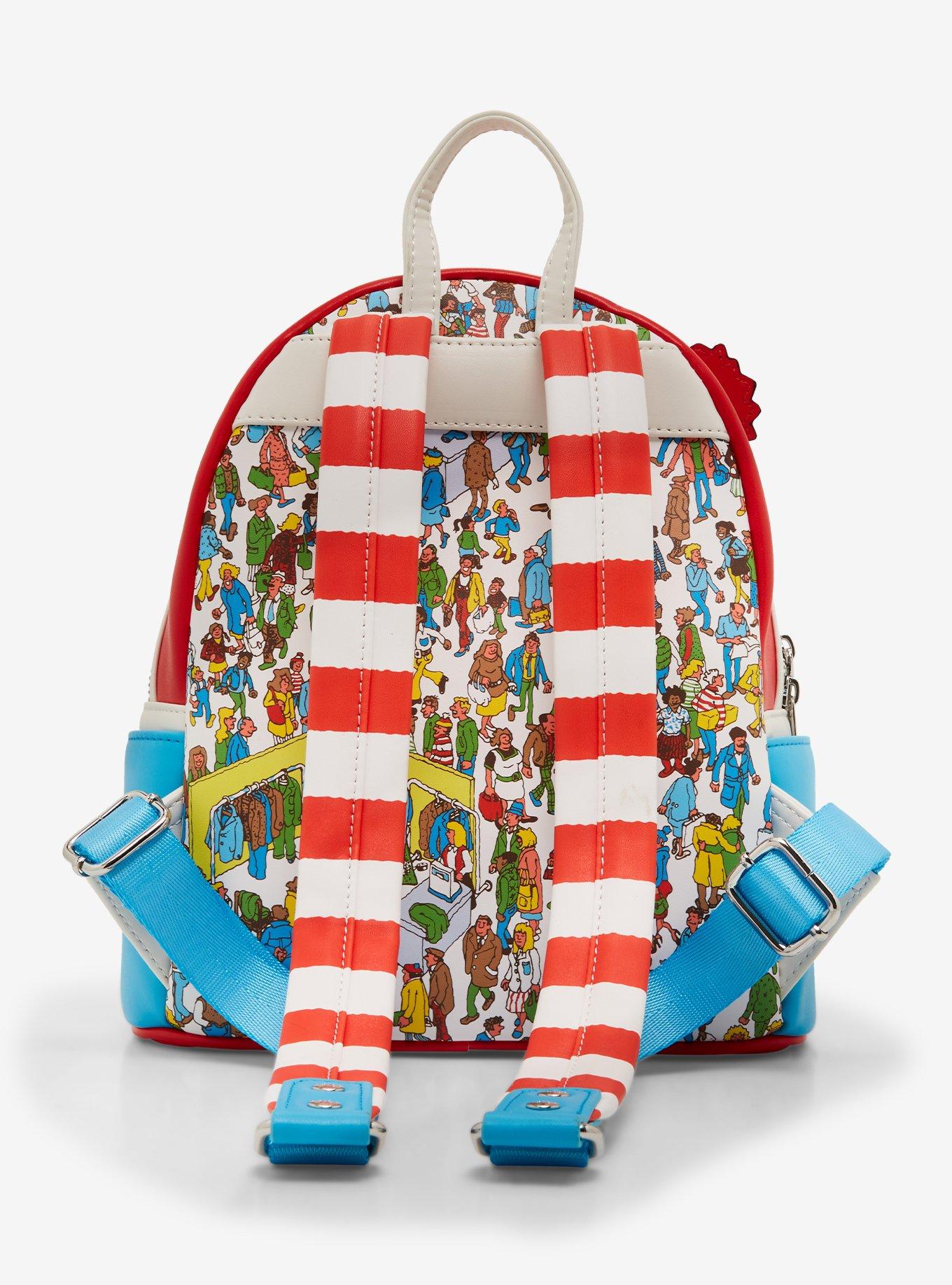 【Lounge Fly】Where’s Waldo Cosplay Mini Backpack Loungefly Where's Waldo Cosplay Mini Backpack | MadBagger
