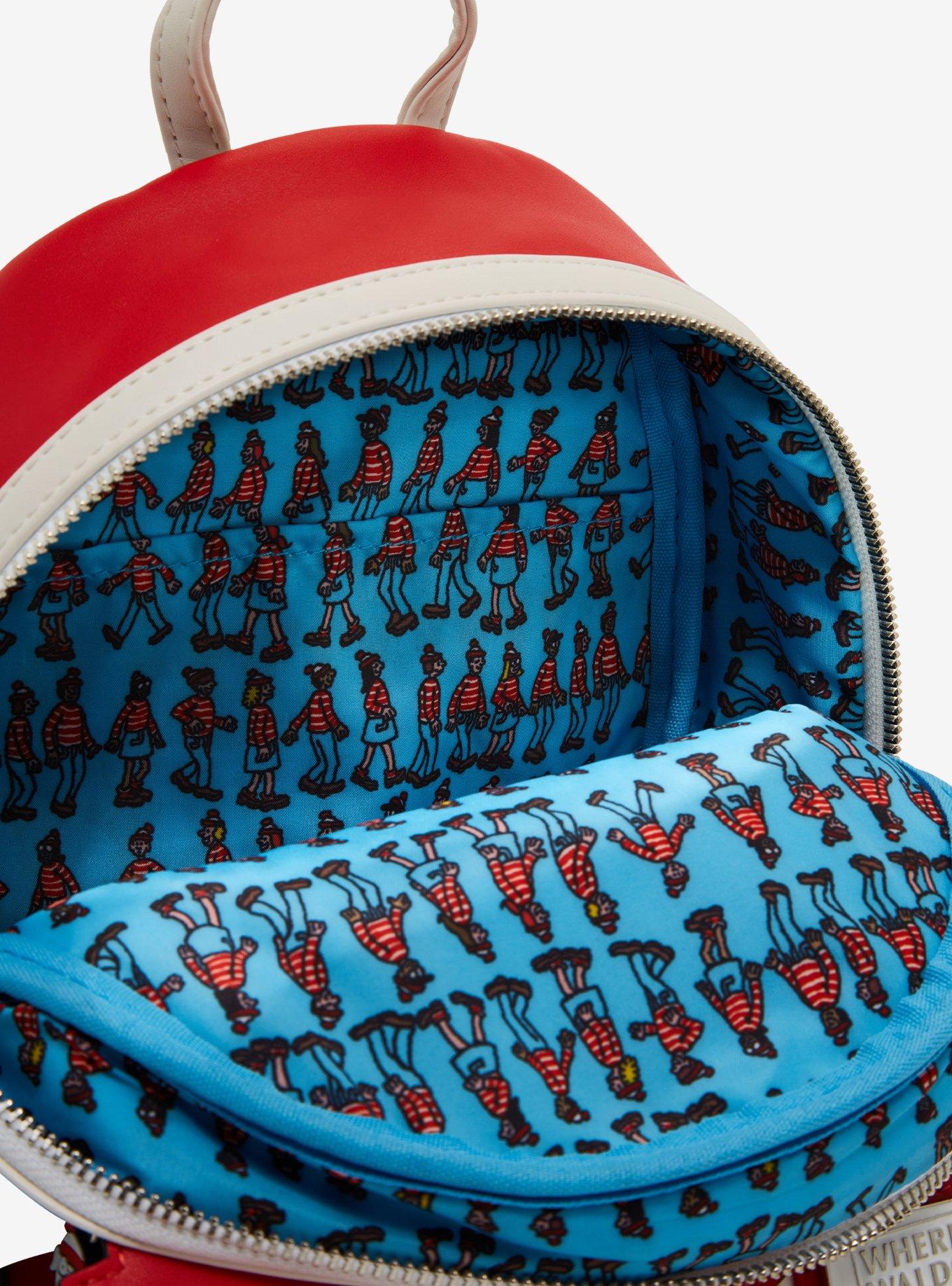 Loungefly Where's Waldo Figural Mini Backpack, , alternate