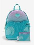 Her Universe Disney The Little Mermaid Ombre Scales Mini Backpack, , alternate