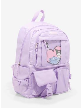 Kuromi Lavender Multi-Pocket Backpack, , hi-res
