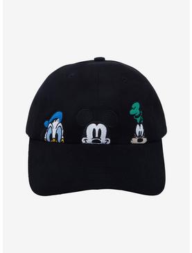 Disney Mickey Mouse And Friends Peeking Embroidered Dad Cap, , hi-res