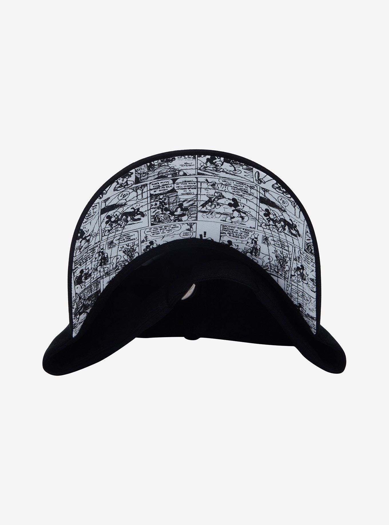 Disney Mickey Mouse And Friends Peeking Embroidered Dad Cap, , alternate