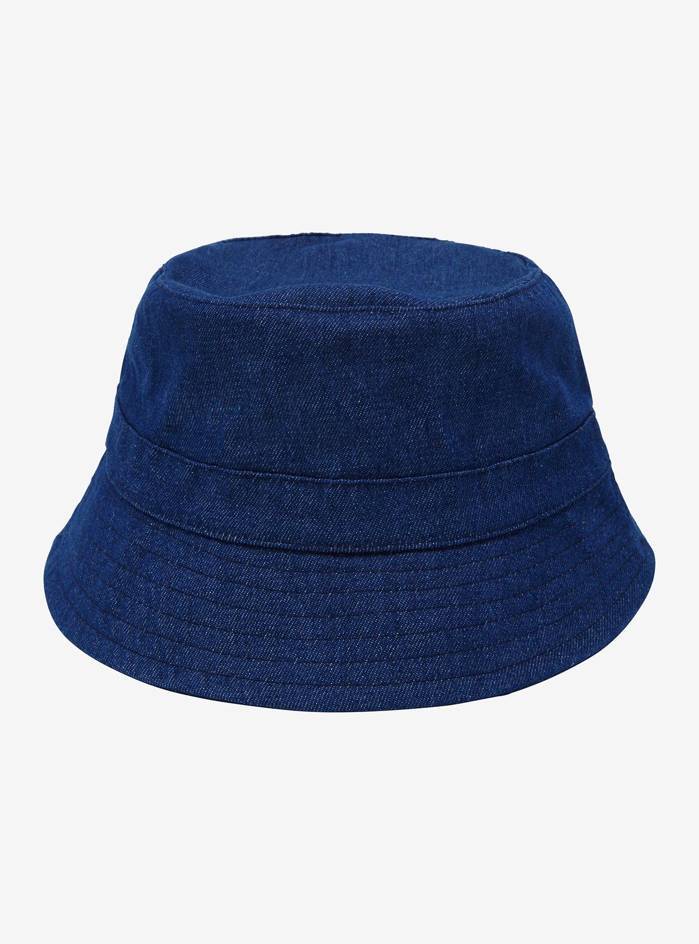 Disney Mickey Mouse Embroidered Denim Bucket Hat, , alternate