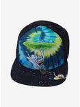 Rick & Morty Tie-Dye Space Snapback Hat, , alternate