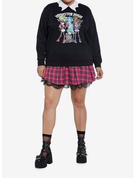 Monster High Squad Collared Girls Sweatshirt Plus Size, , hi-res