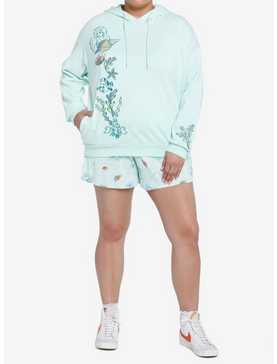 Her Universe Disney The Little Mermaid Embroidered Hoodie Plus Size Her Universe Exclusive, , hi-res