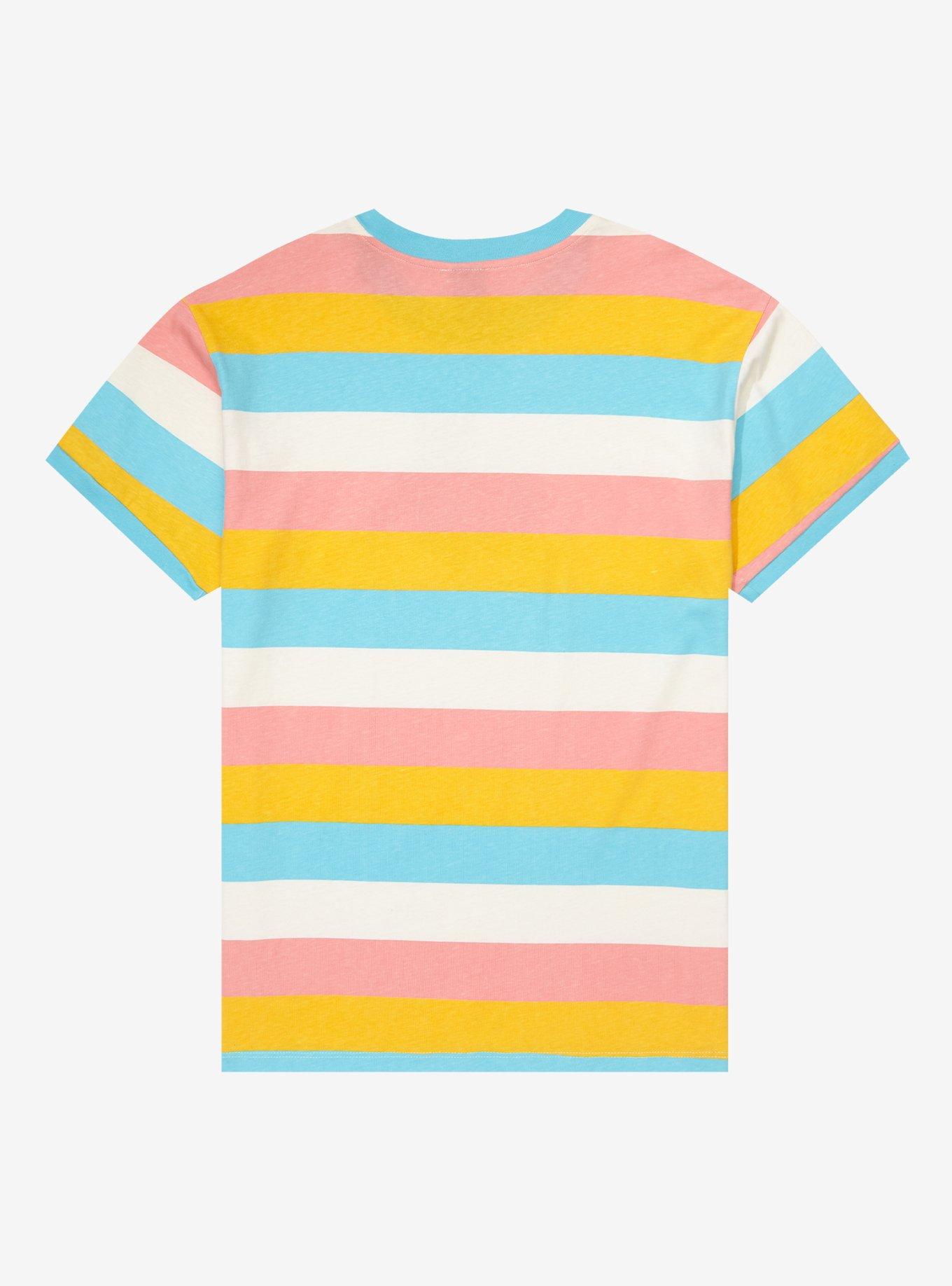 Disney Winnie The Pooh Duo Stripe Girls Ringer T-Shirt, MULTI, alternate