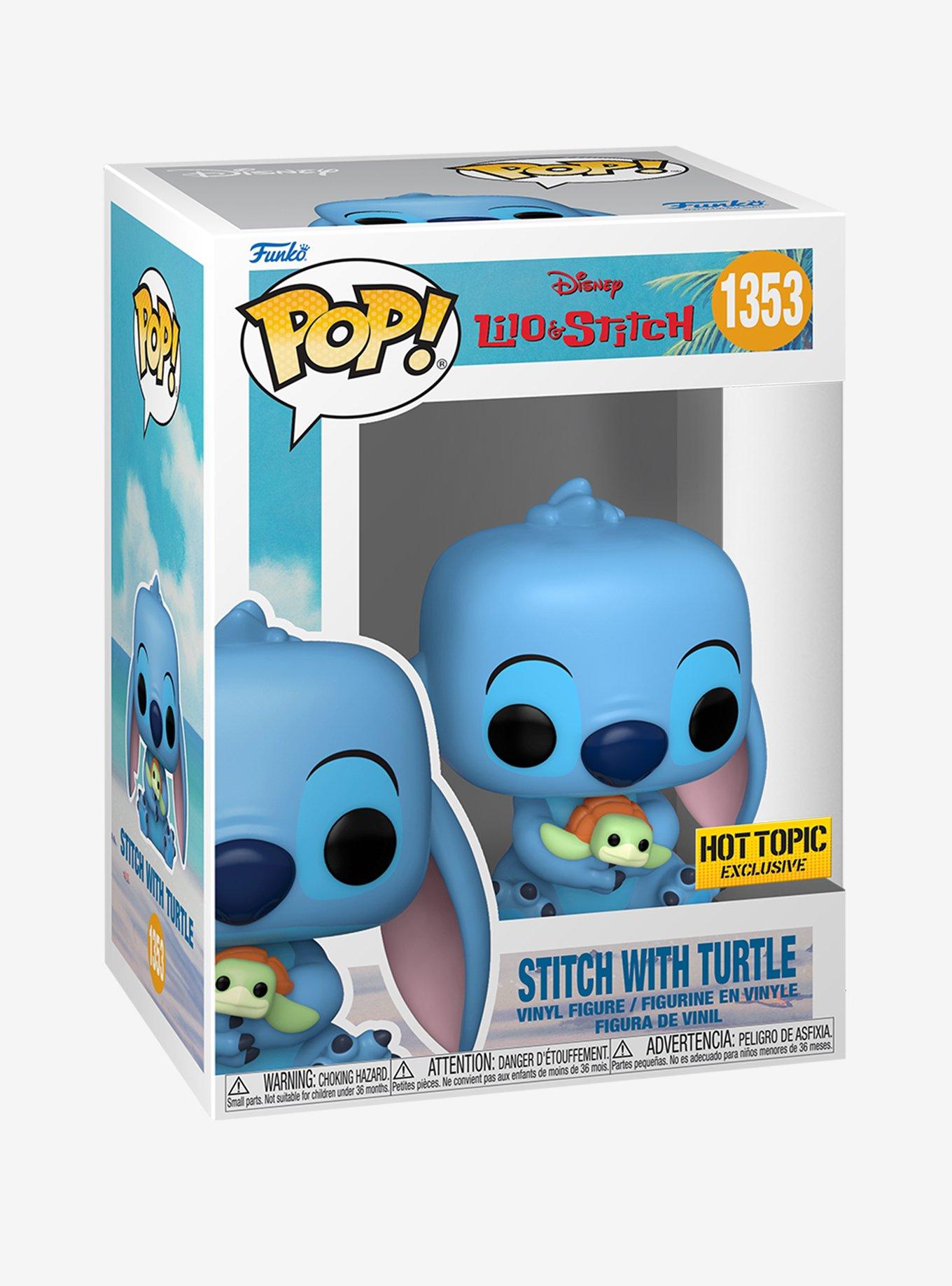 Funko Disney Lilo & Stitch Pop! Stitch With Turtle Vinyl Figure Hot Topic Exclusive, , hi-res