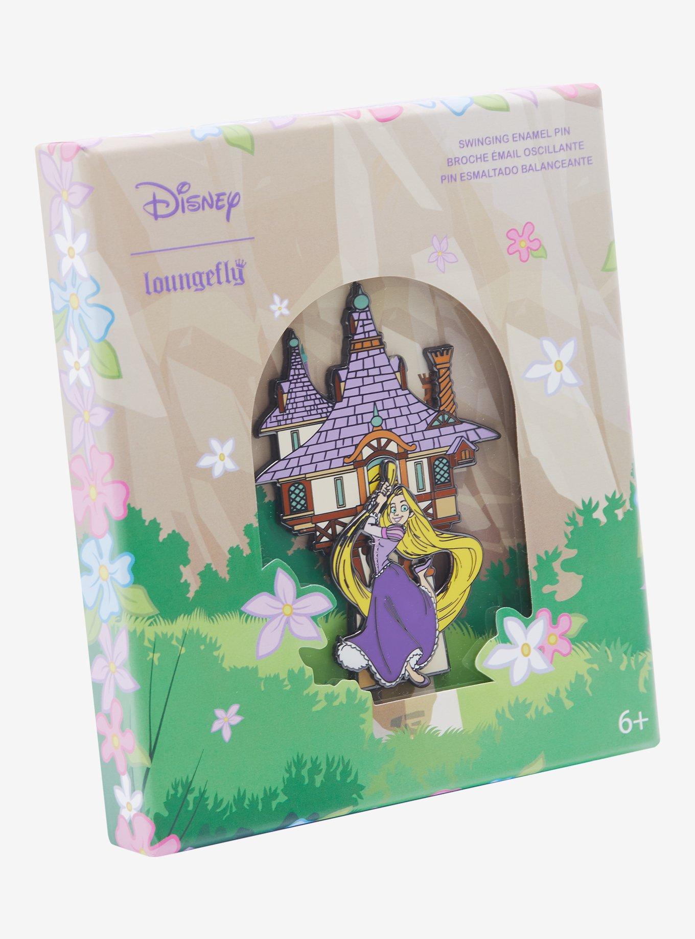 Loungefly Disney Tangled Rapunzel Swinging Limited Edition Enamel Pin, , alternate