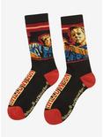 Halloween Michael Myers Crew Socks, , alternate