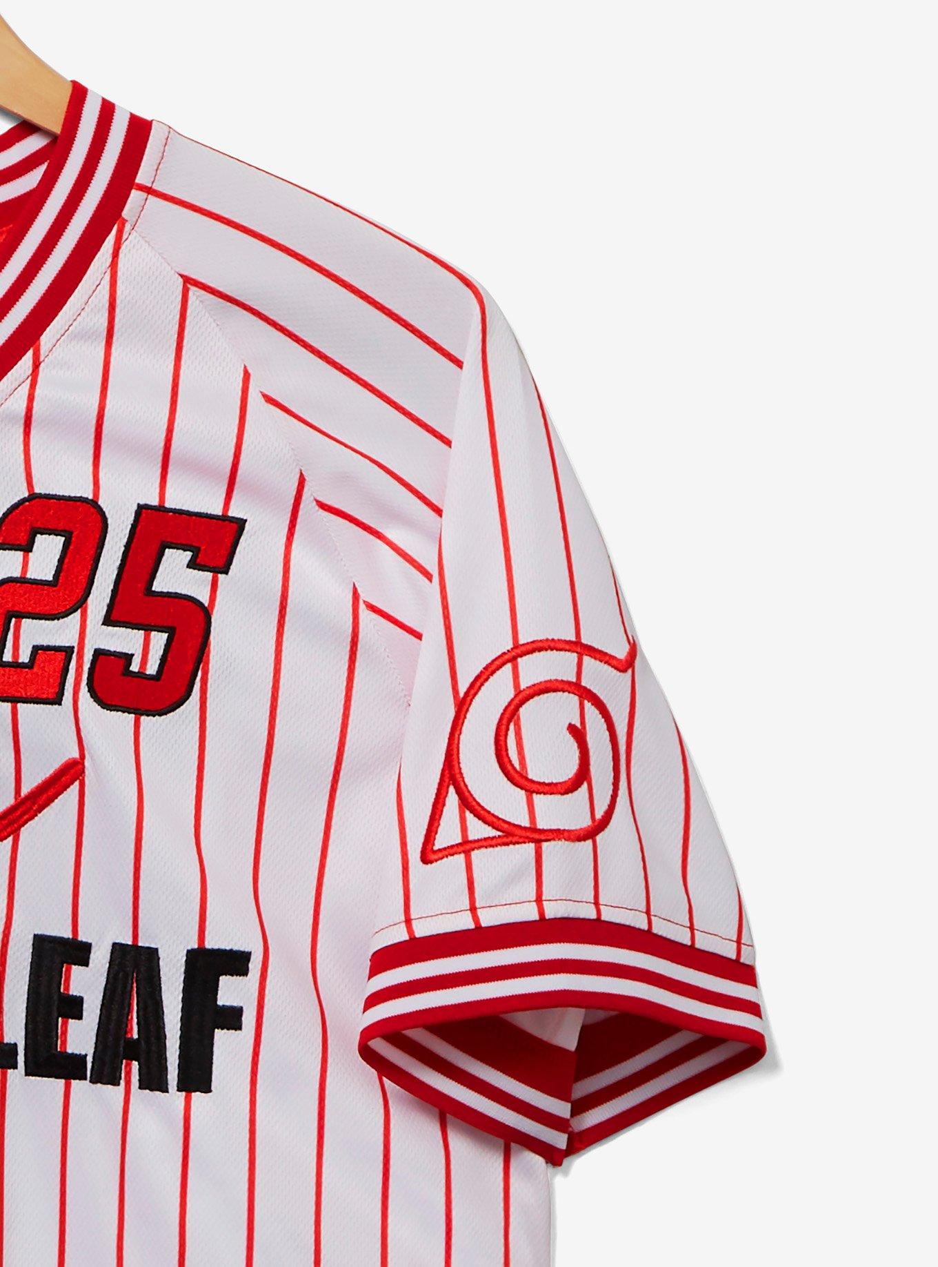 Naruto Shippuden Hidden Leaf Minato Soccer Jersey - BoxLunch Exclusive, RED, alternate