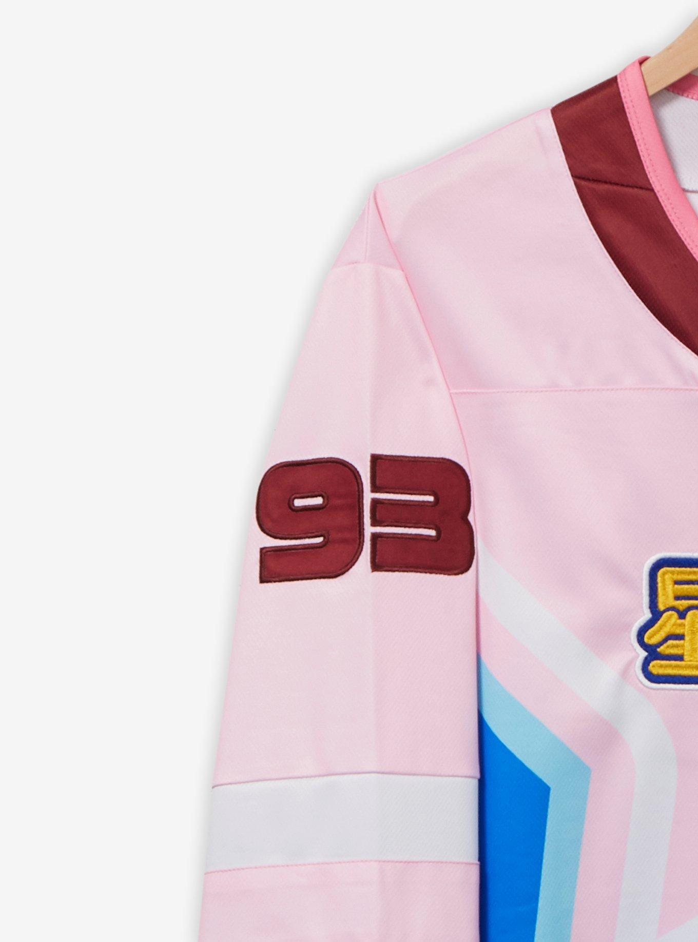 Nintendo Kirby Star Hockey Jersey - BoxLunch Exclusive, PINK, alternate