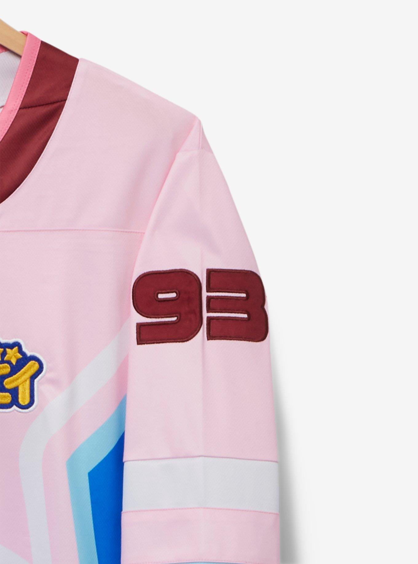 Nintendo Kirby Star Hockey Jersey - BoxLunch Exclusive, PINK, alternate