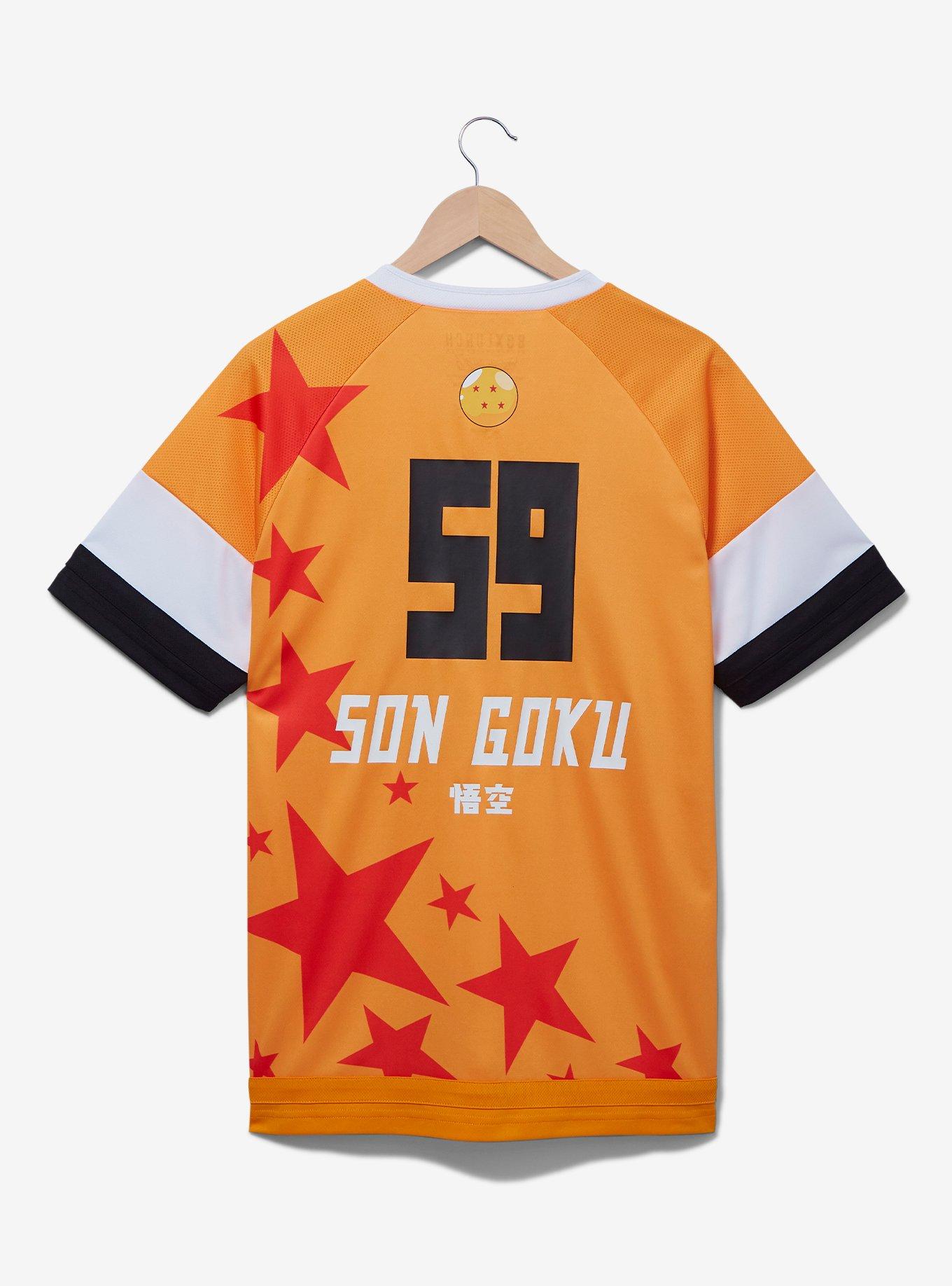 Dragon Ball Z Fly Nimbus Soccer Jersey - BoxLunch Exclusive, ORANGE, alternate
