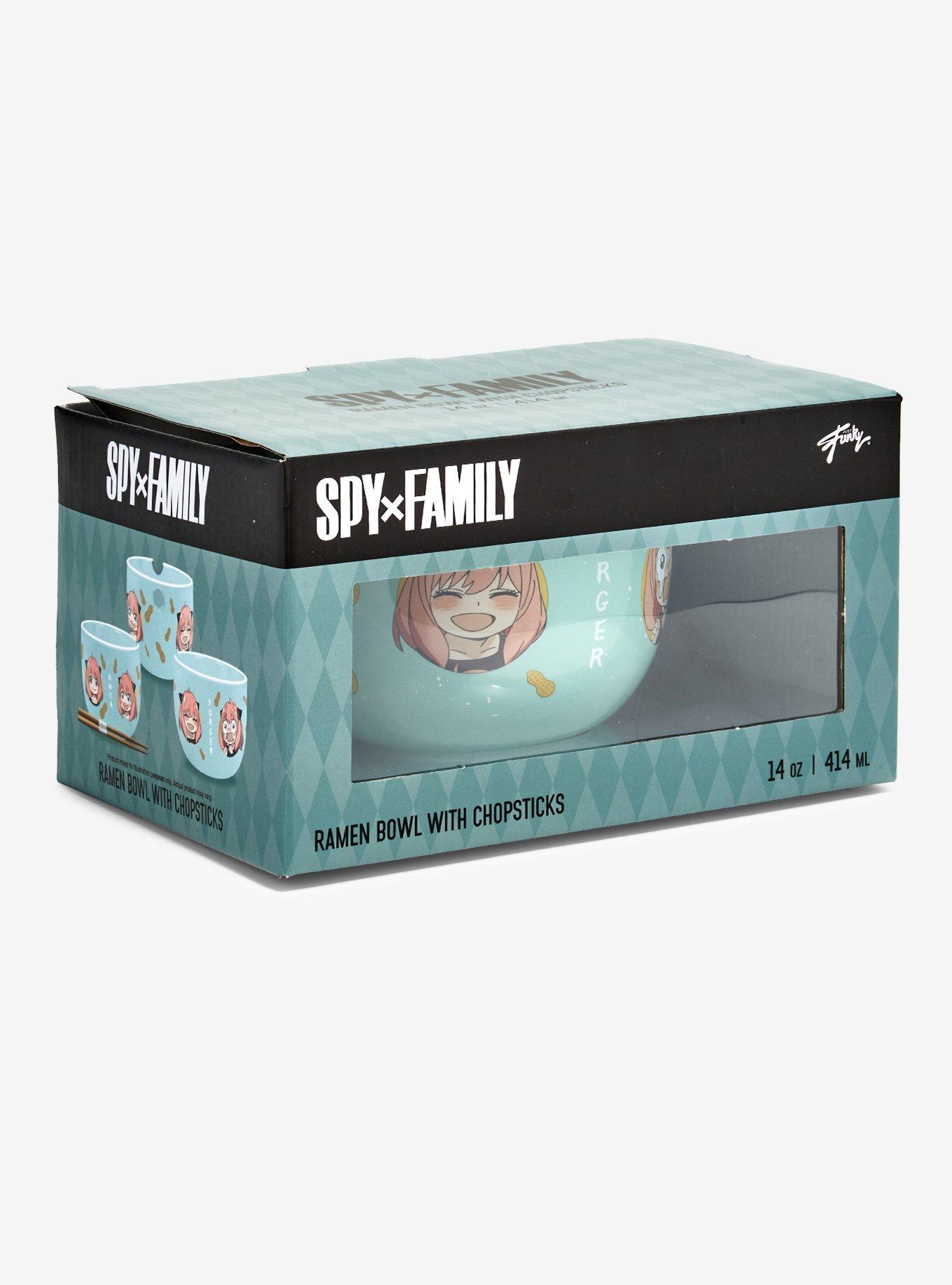 Spy x Family Anya Portraits Ramen Bowl with Chopsticks, , alternate