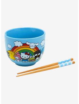 Sanrio Hello Kitty and Friends Rainbow Ramen Bowl with Chopsticks, , hi-res