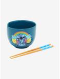 Disney Lilo & Stitch Rainbow Ramen Bowl with Chopsticks, , alternate