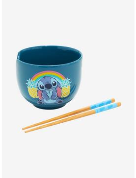 Disney Lilo & Stitch Rainbow Ramen Bowl with Chopsticks, , hi-res