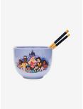 Disney Princesses Portrait Ramen Bowl with Chopsticks, , alternate