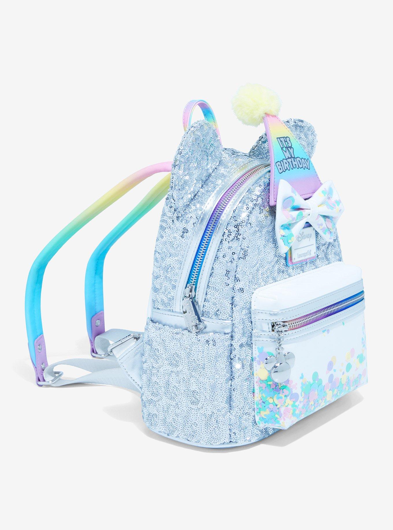 Loungefly Disney Mickey Mouse Ears Birthday Hat Mini Backpack, , alternate