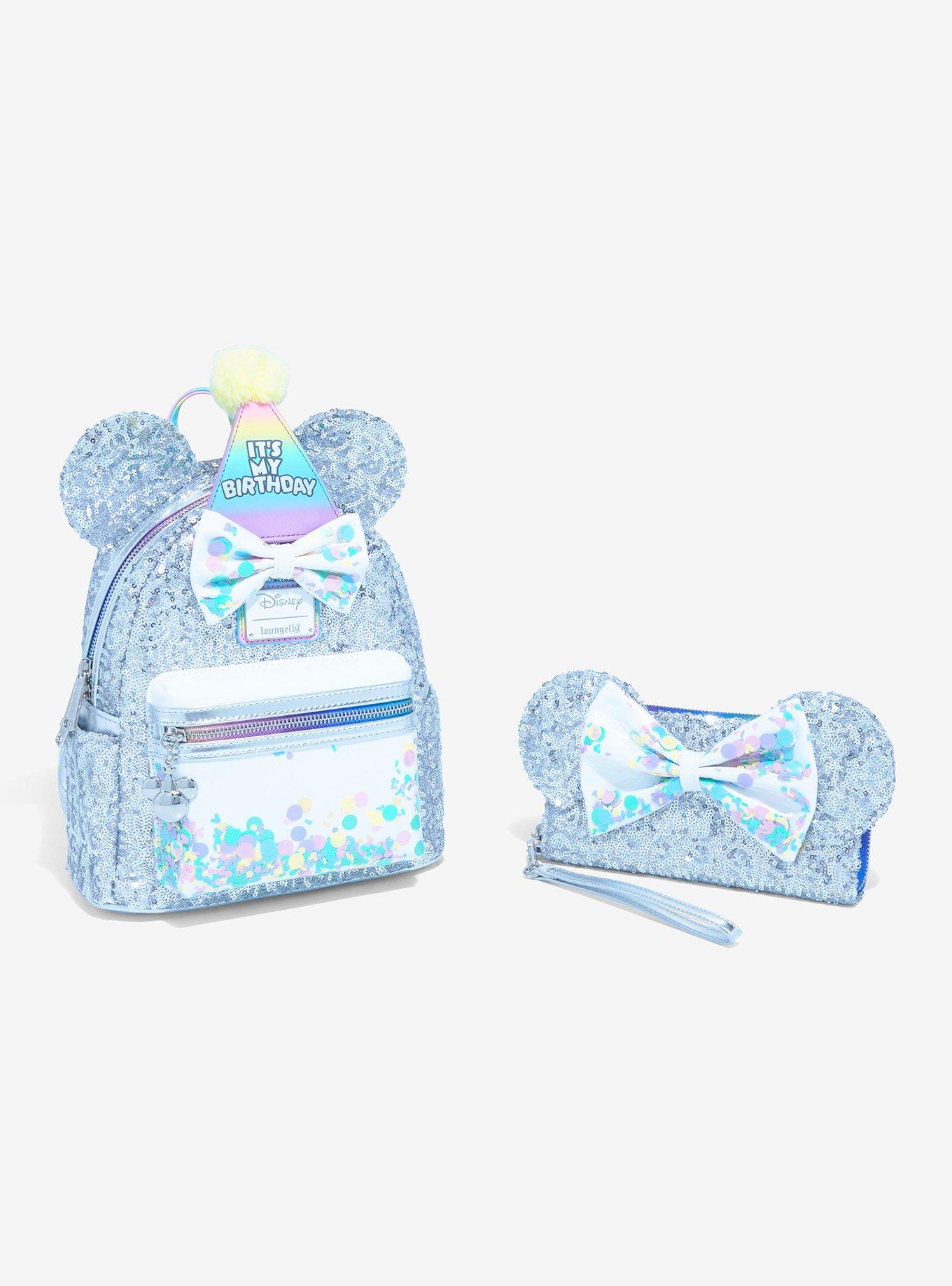 Loungefly Disney Mickey Mouse Ears Birthday Hat Mini Backpack, , alternate