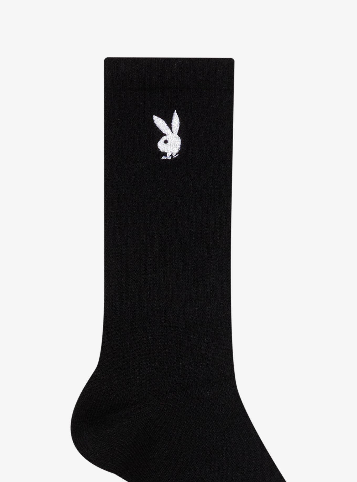 Playboy Bunny Crew Socks, , alternate