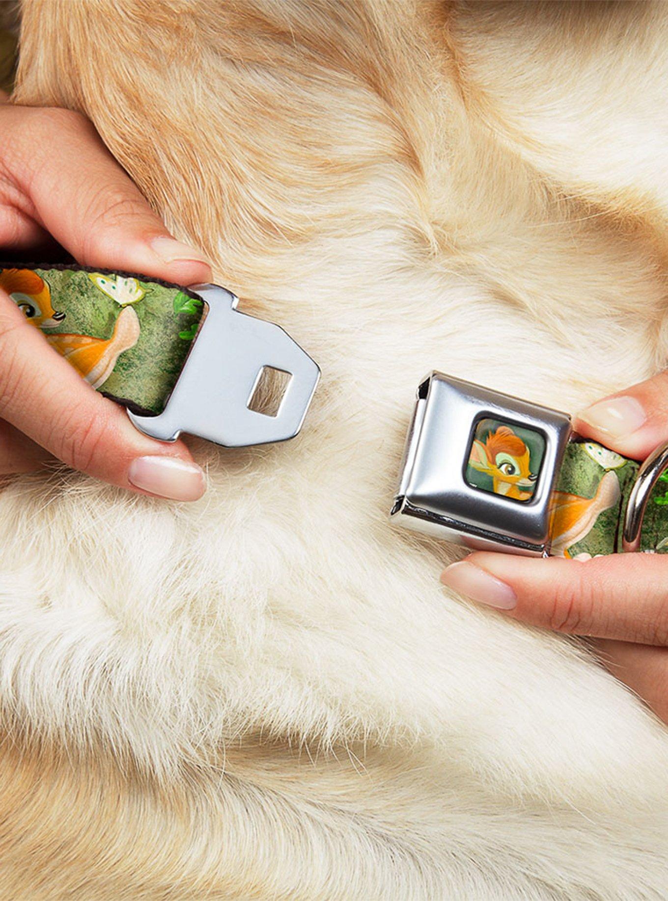 Disney Bambi Friends Scene Seatbelt Buckle Pet Collar, , hi-res