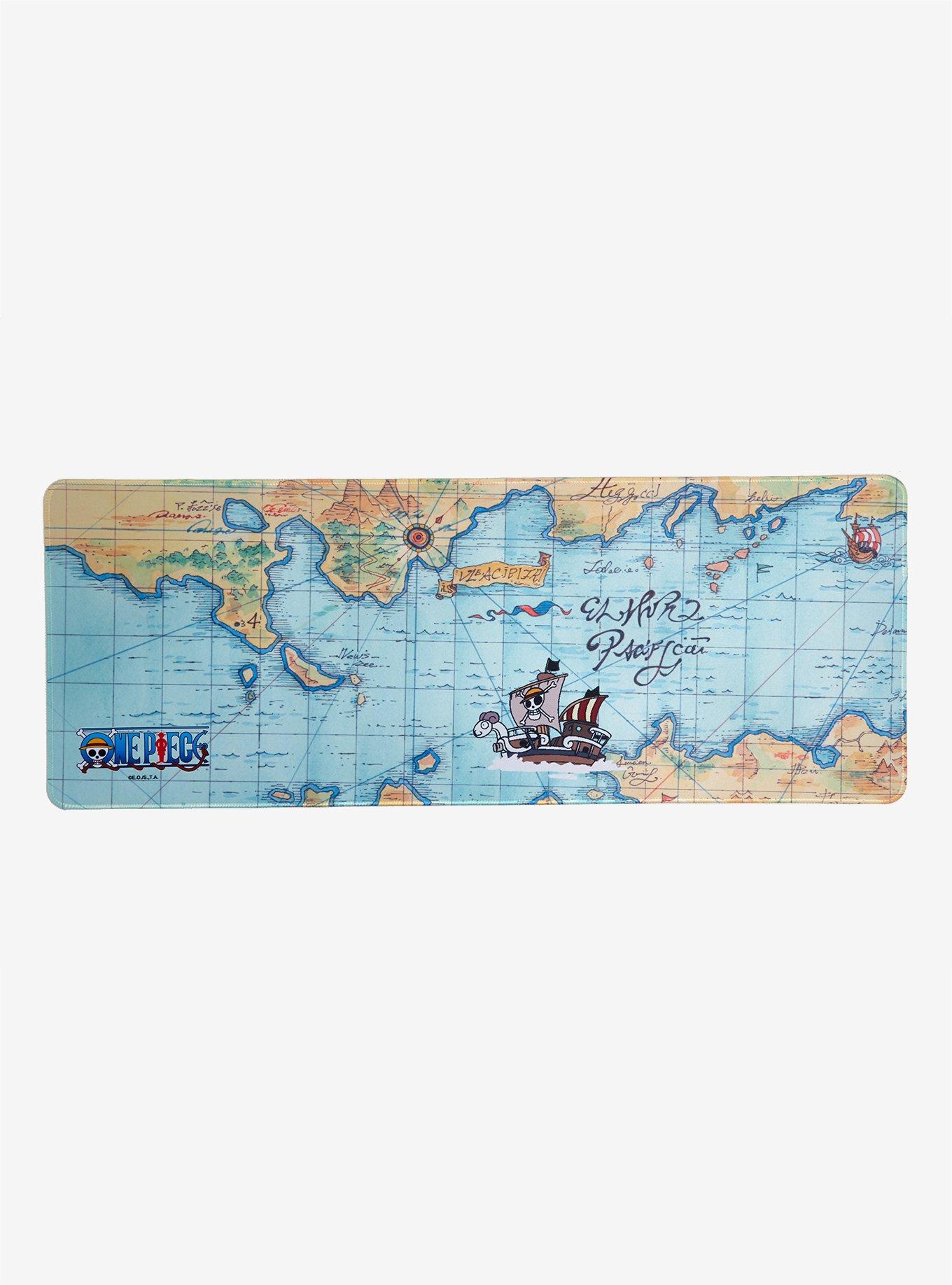 One Piece Map Wide Mousepad - BoxLunch Exclusive, , alternate