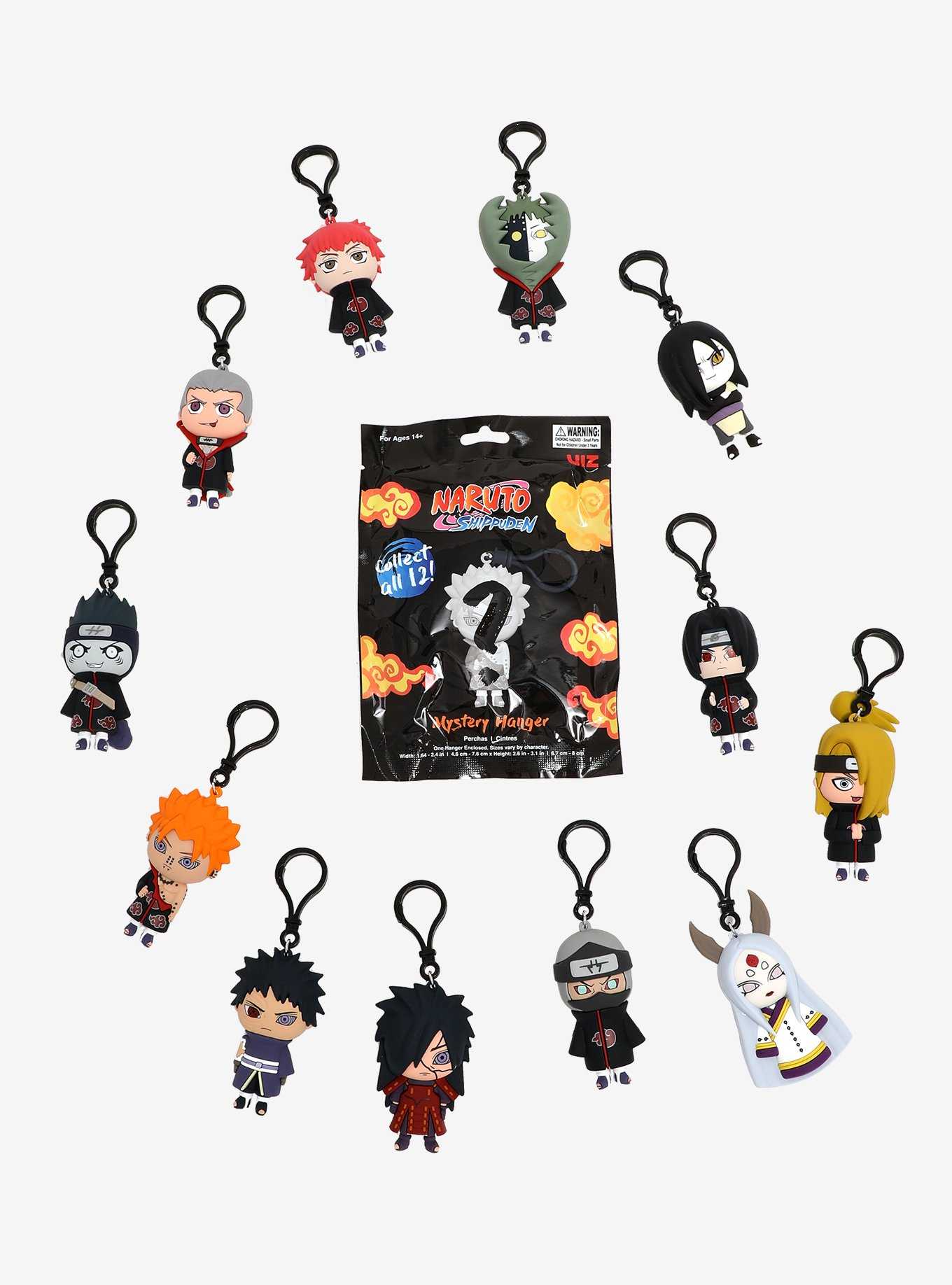 Naruto Shippuden Characters Blind Bag Figural Bag Clip, , hi-res