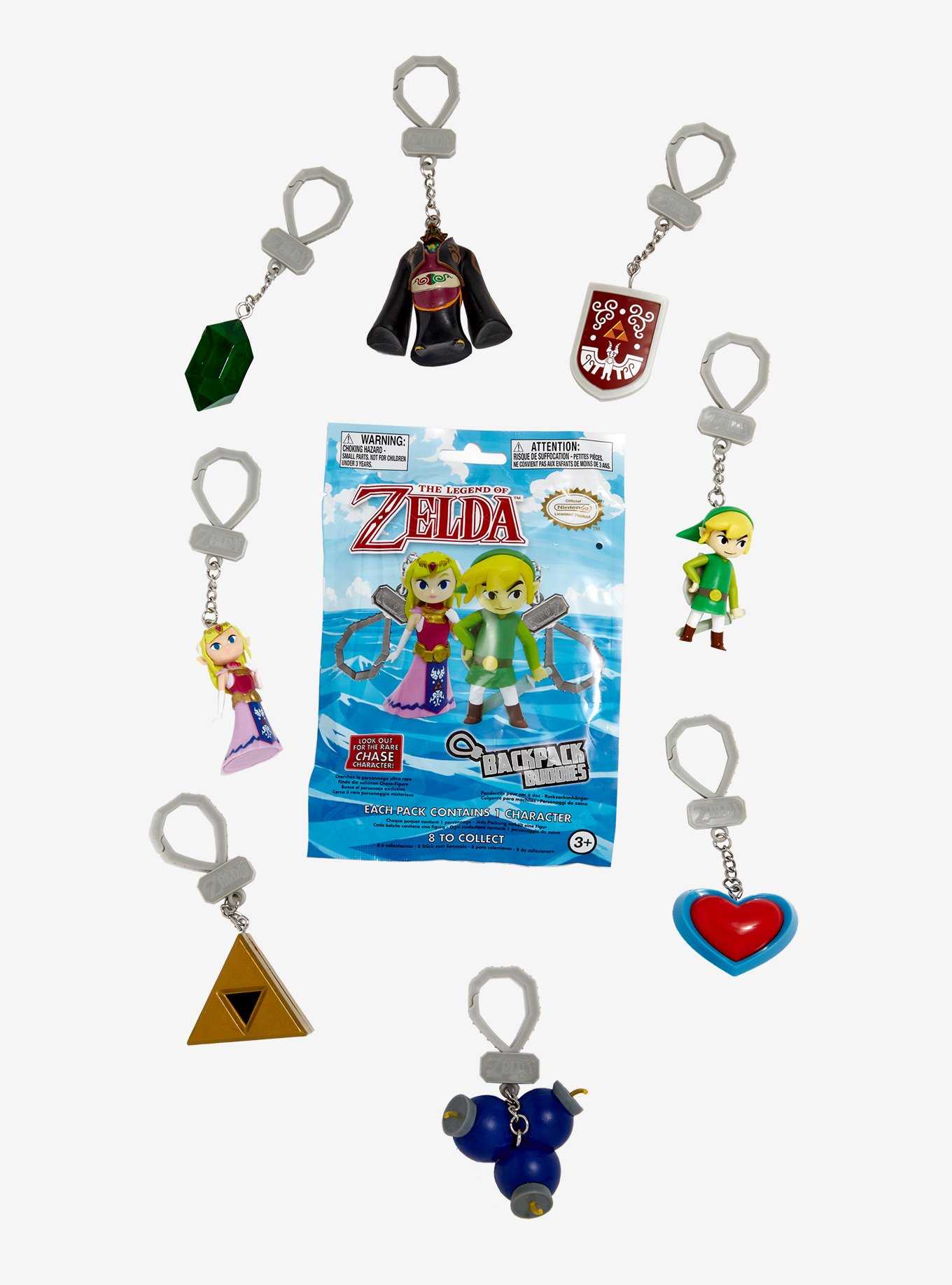 Nintendo The Legend of Zelda Backpack Buddies Blind Bag Keychain, , hi-res