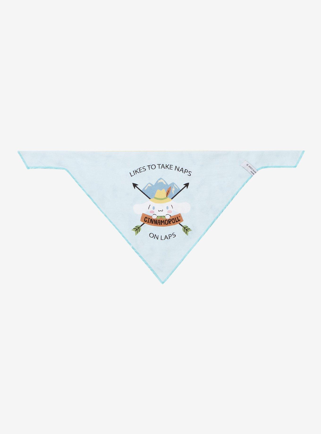 Sanrio Cinnamoroll Camping Naps on Laps Bandana Bib - BoxLunch Exclusive, MULTI, alternate