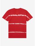 DC Comics The Flash Logo Linear Tie-Dye T-Shirt - BoxLunch Exclusive, RED, alternate