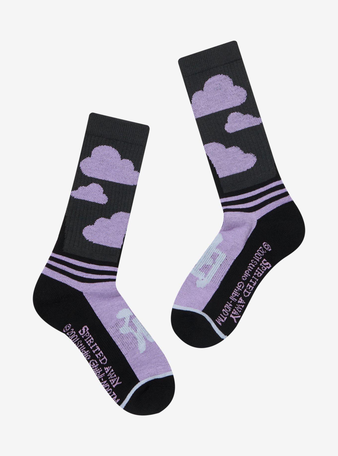 Studio Ghibli Spirited Away No-Face Crew Socks, , alternate