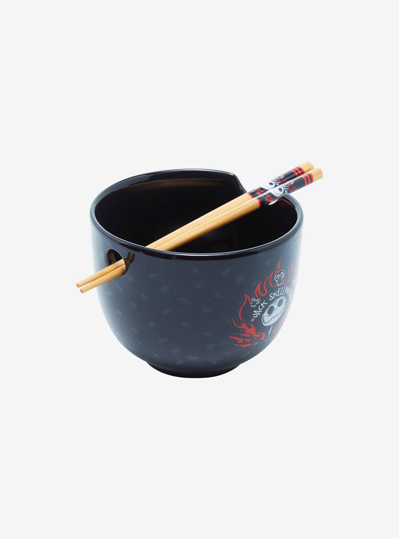The Nightmare Before Christmas Jack Skellington Ramen Bowl With Chopsticks, , alternate