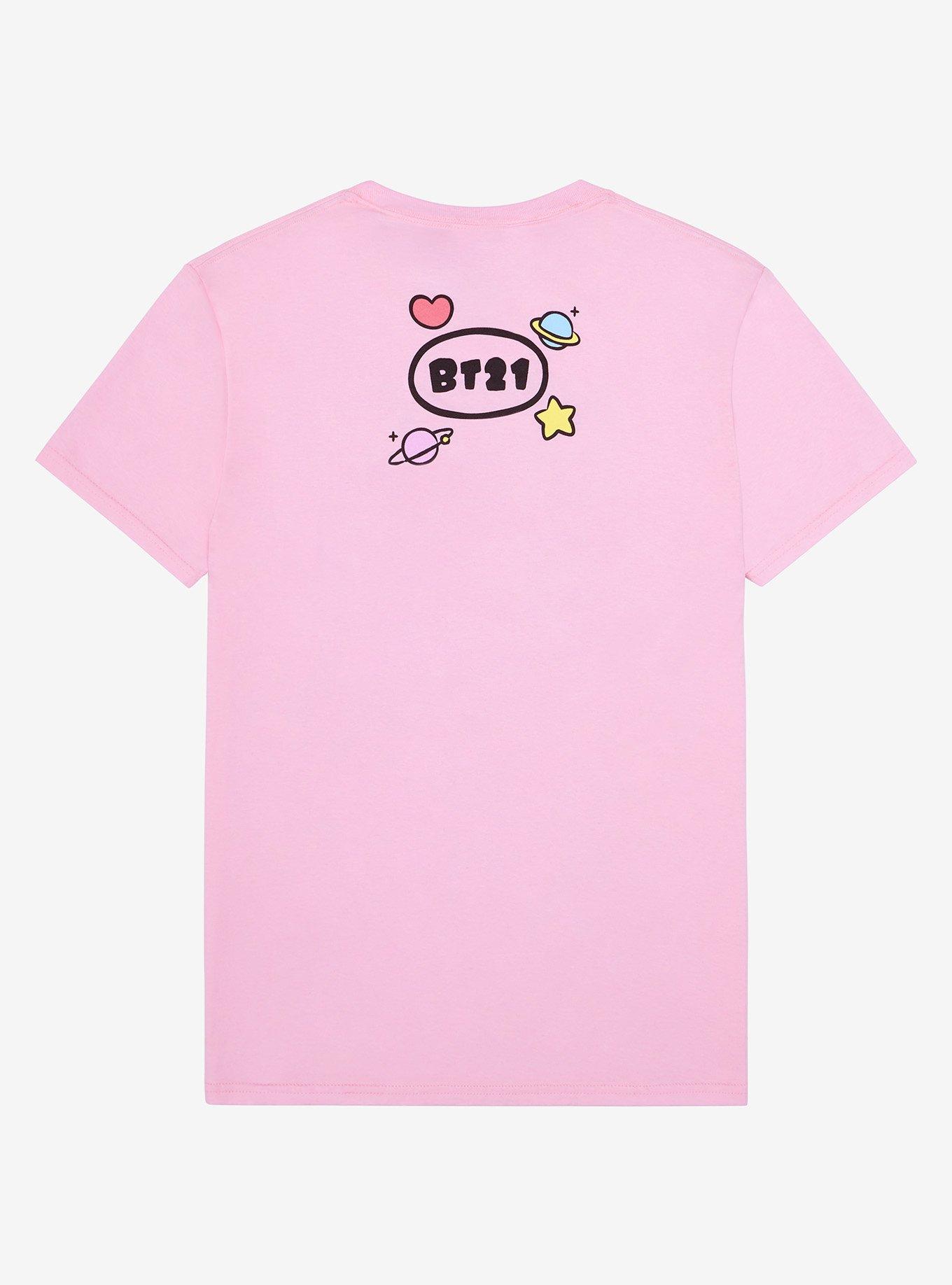 BT21 Claw Machine Boyfriend Fit Girls T-Shirt, MULTI, alternate