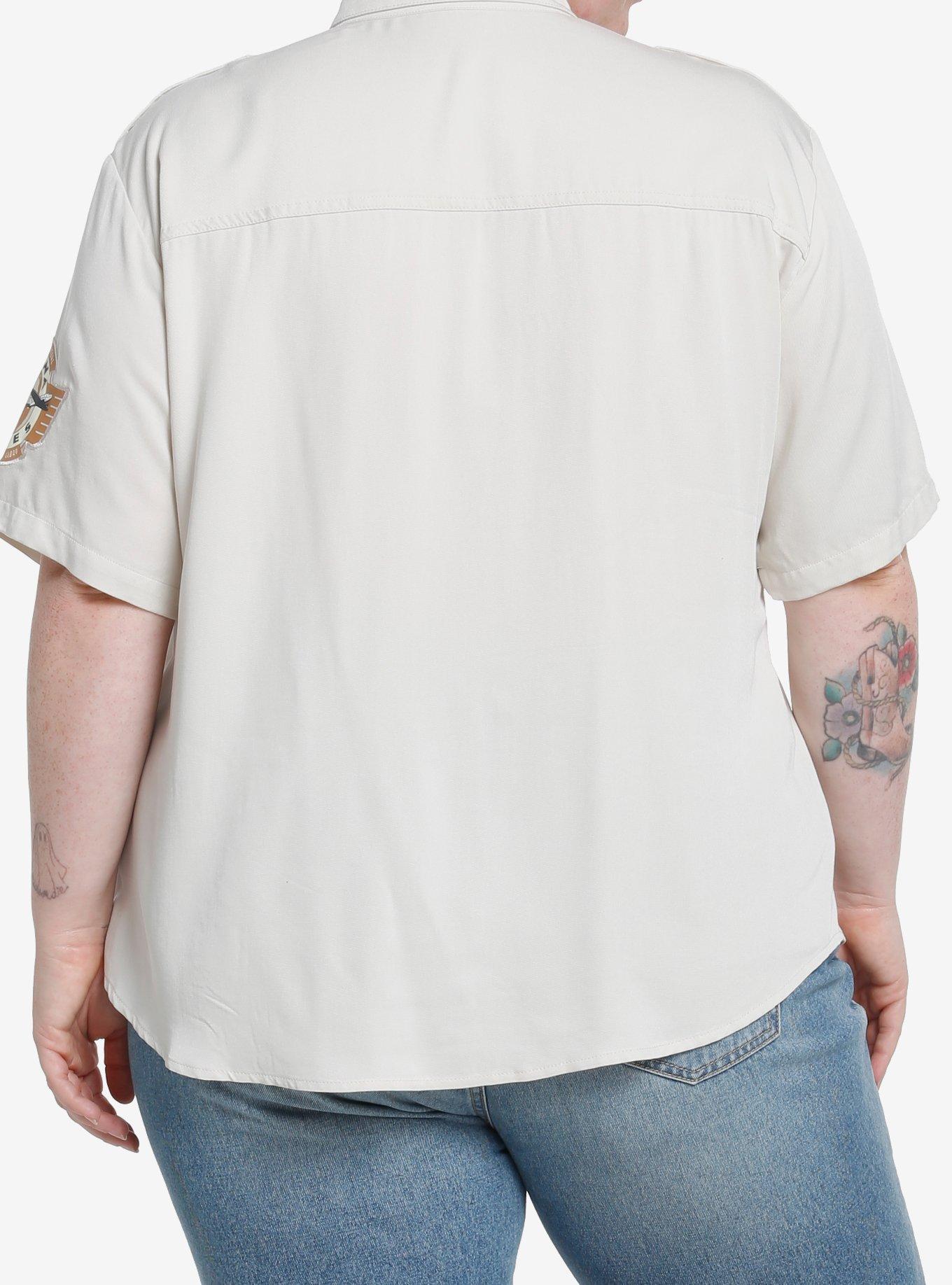 Her Universe Indiana Jones Expedition Girls Woven Button-Up Plus Size, MULTI, alternate