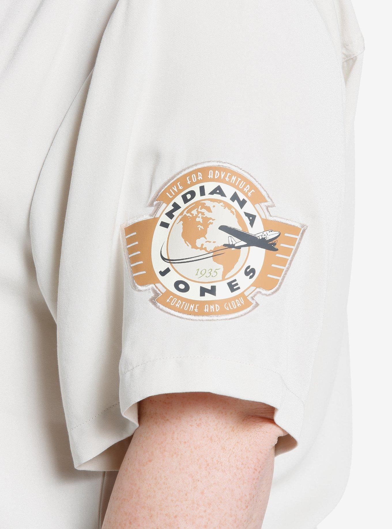 Her Universe Indiana Jones Expedition Girls Woven Button-Up Plus Size, MULTI, alternate