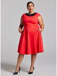 Her Universe Star Trek Red Uniform Retro Dress Plus Size Her Universe Exclusive, RED, alternate