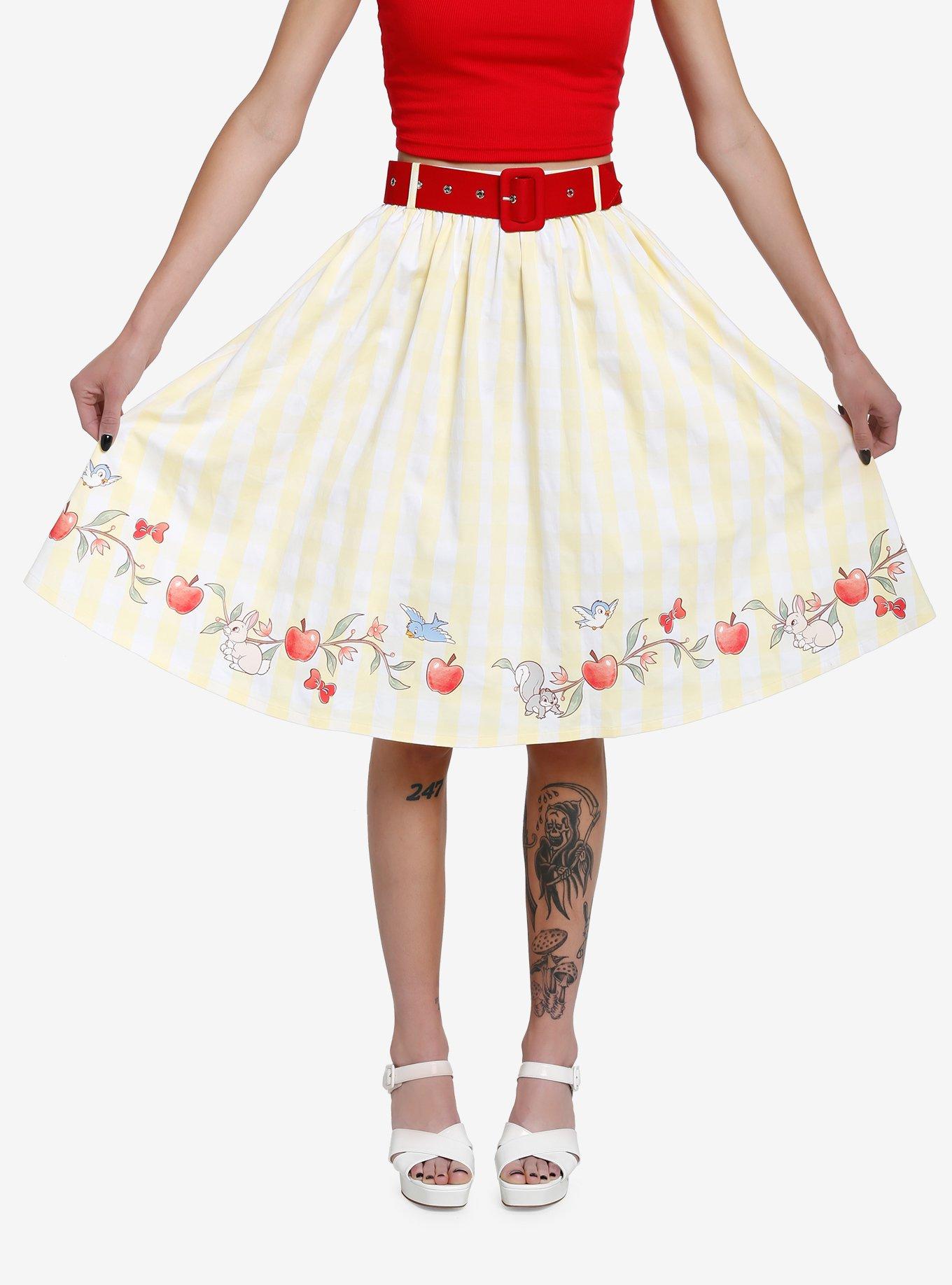 Her Universe Disney Snow White And The Seven Dwarfs Retro Belt Skirt Her Universe Exclusive, MULTI, alternate