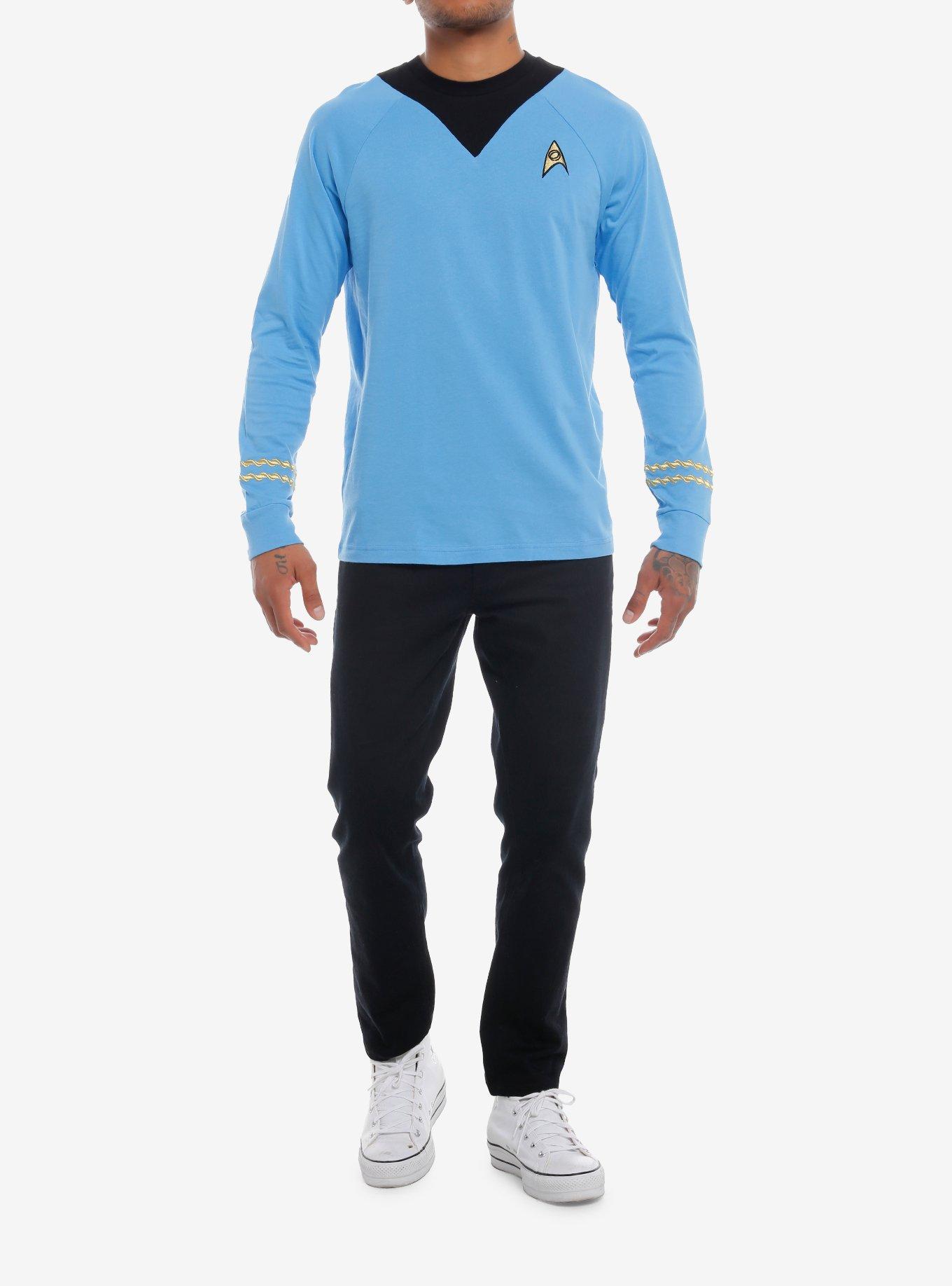 Our Universe Star Trek Blue Uniform Long-Sleeve T-Shirt Our Universe Exclusive, BLUE, alternate