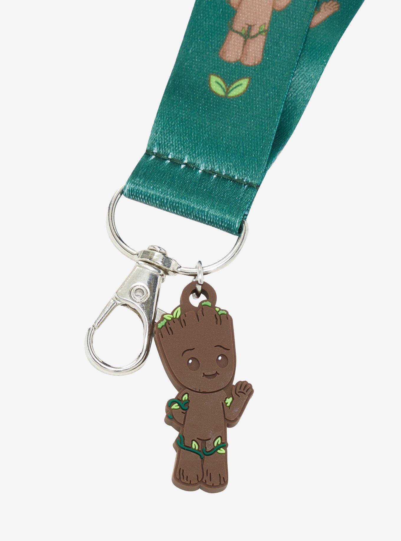 Marvel Guardians of the Galaxy Groot & Plant Lanyard - BoxLunch Exclusive, , alternate