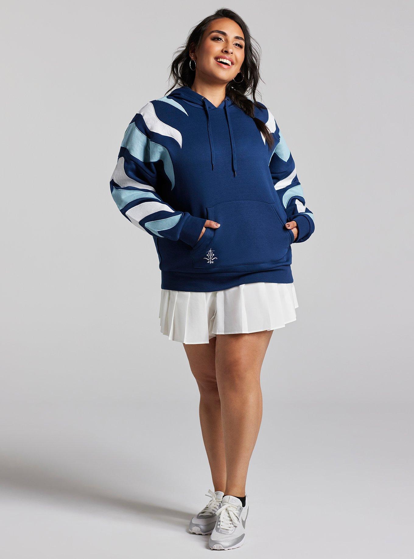 Her Universe Star Wars Ahsoka Tano Oversized Hoodie Plus Size Her Universe Exclusive, , hi-res