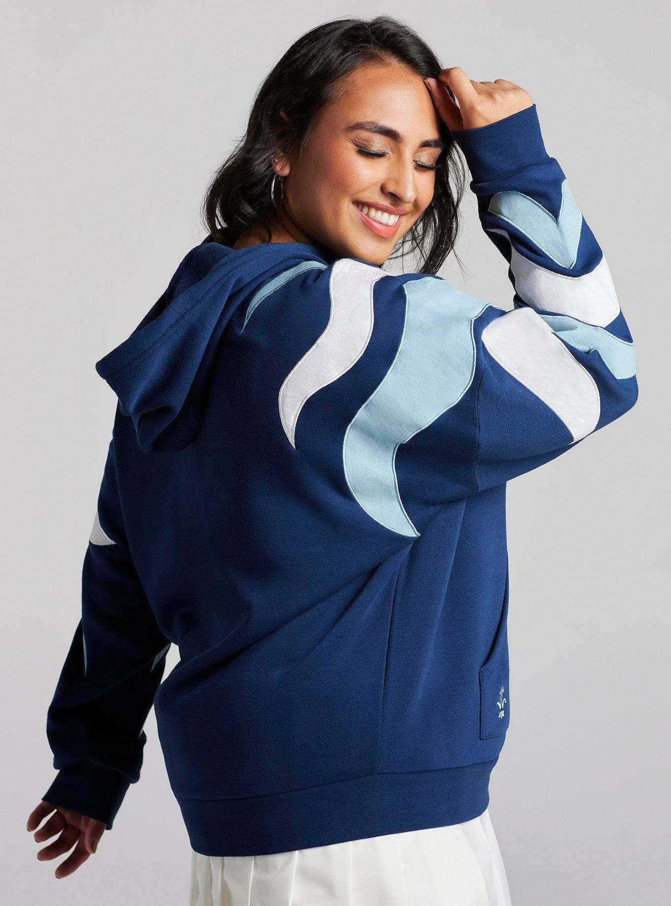 Her Universe Star Wars Ahsoka Tano Oversized Hoodie Plus Size Her Universe Exclusive, MULTI, alternate